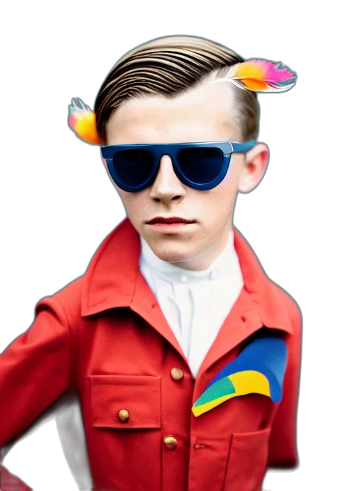 jacket, face, hat, mask transparent PNG cut-out
