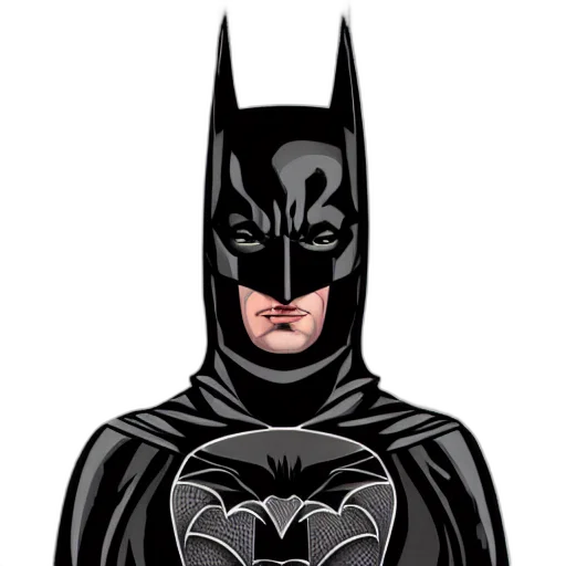 mask, face, comic book art, cartoon, pixel art, concept art, gigantic, portrait transparent PNG cut-out