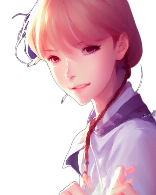 face, staff, robot, crown, anime, watercolor, oil painting, photorealistic transparent PNG cut-out