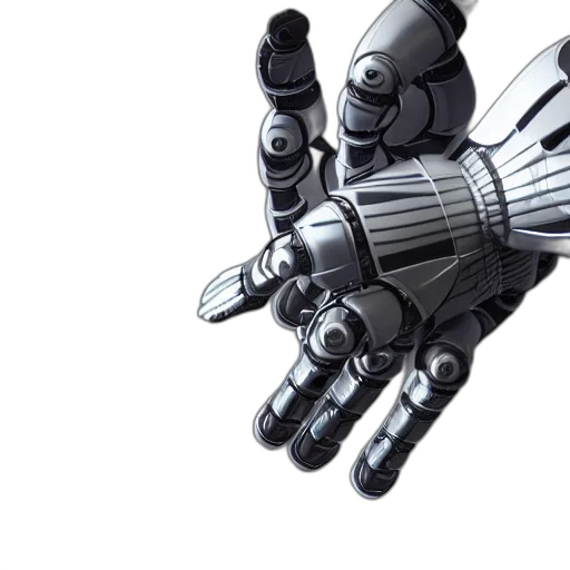 robot, 3d render, cyberpunk, concept art transparent PNG cut-out