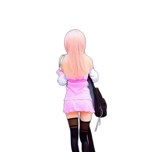dress, jacket, staff, bottle transparent PNG cut-out