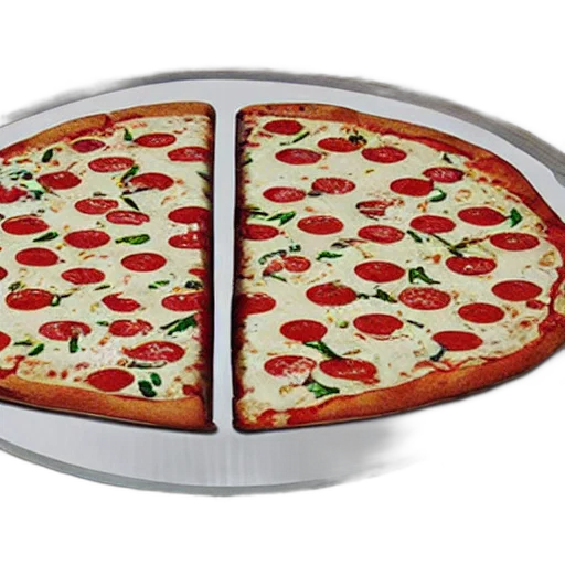 food, 3d render, photorealistic, sistine, chapel, pizza, parlour, open transparent PNG cut-out