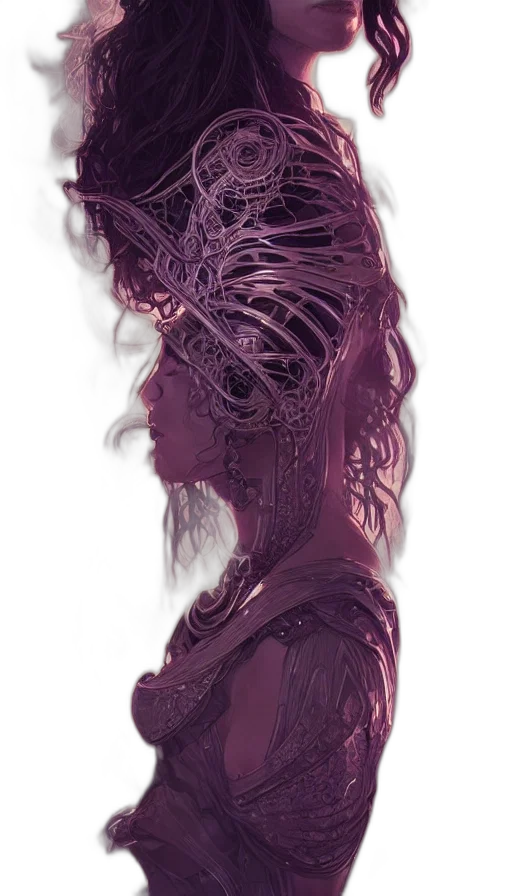 hair, crown, dress, mask transparent PNG cut-out