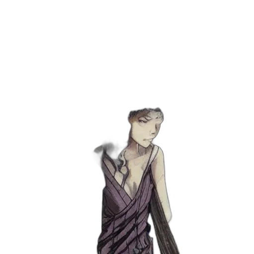 dress, staff, jewelry, creature, concept art, fantasy art, watercolor, 3d render transparent PNG cut-out