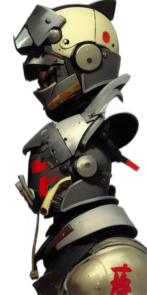 robot, weapon, mask, staff transparent PNG cut-out