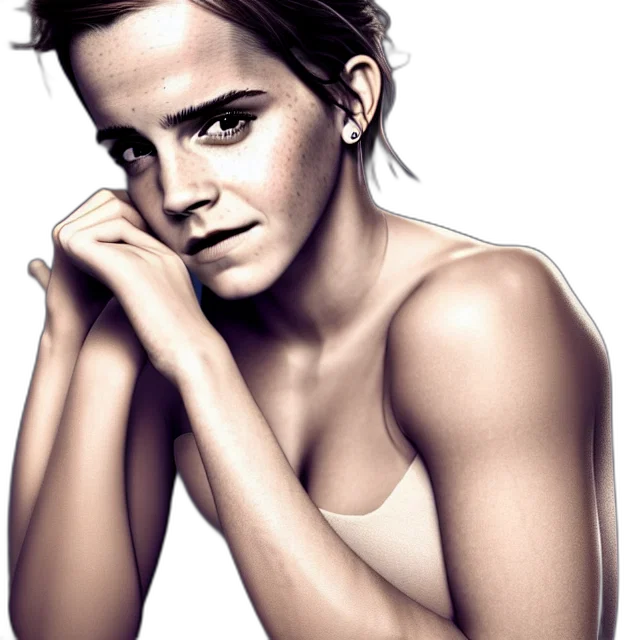 face, jewelry, dress, photorealistic, cartoon, concept art, watercolor, emma transparent PNG cut-out