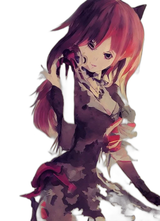 dress, creature, weapon, mask transparent PNG cut-out