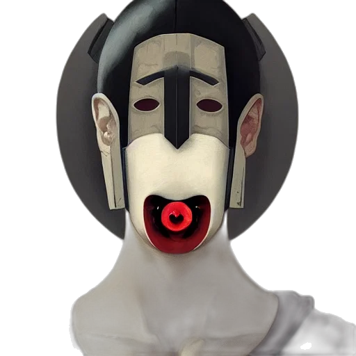 mask, face, robot, staff transparent PNG cut-out