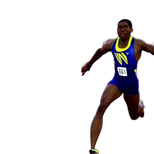 sprinters, vying, gold, track transparent PNG cut-out