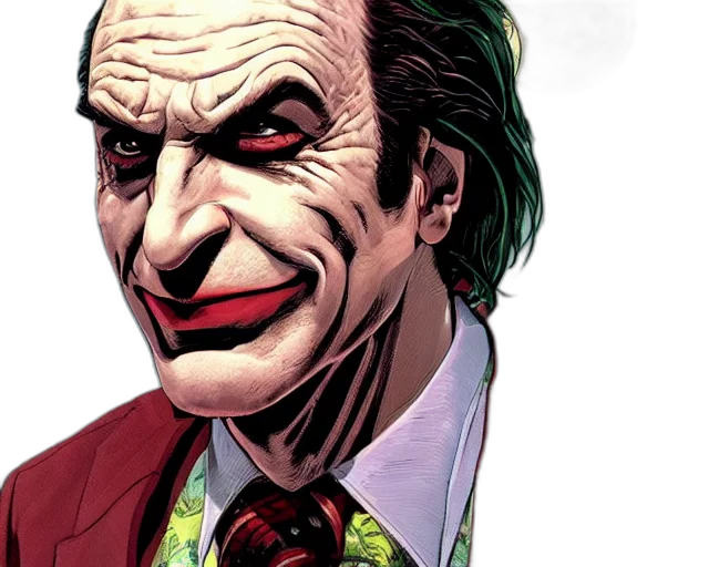 face, comic book art, concept art, cartoon, photorealistic, portrait, saul, goodman transparent PNG cut-out