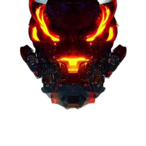 mask, robot, dragon, face transparent PNG cut-out