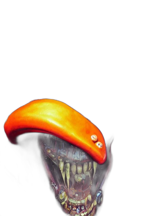 creature, mask, dragon, hat transparent PNG cut-out