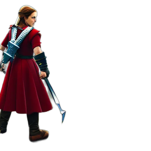 staff, sword, weapon, jacket transparent PNG cut-out