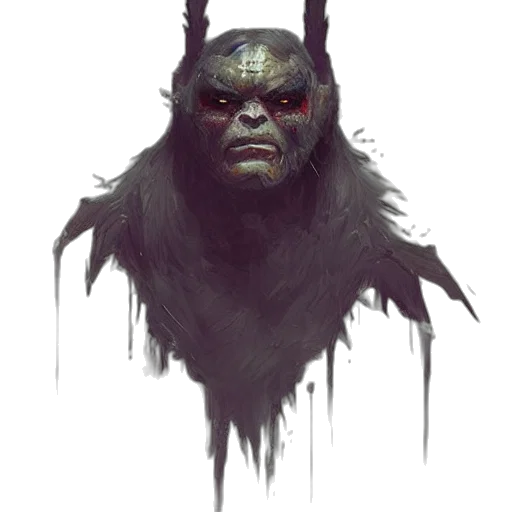 mask, creature, face, animal, concept art, fantasy art, comic book art, photorealistic transparent PNG cut-out