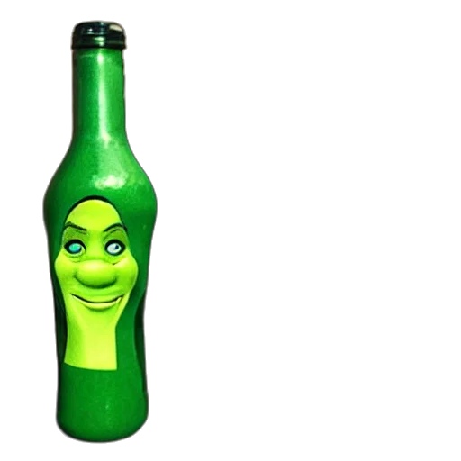 bottle, food, robot, face transparent PNG cut-out