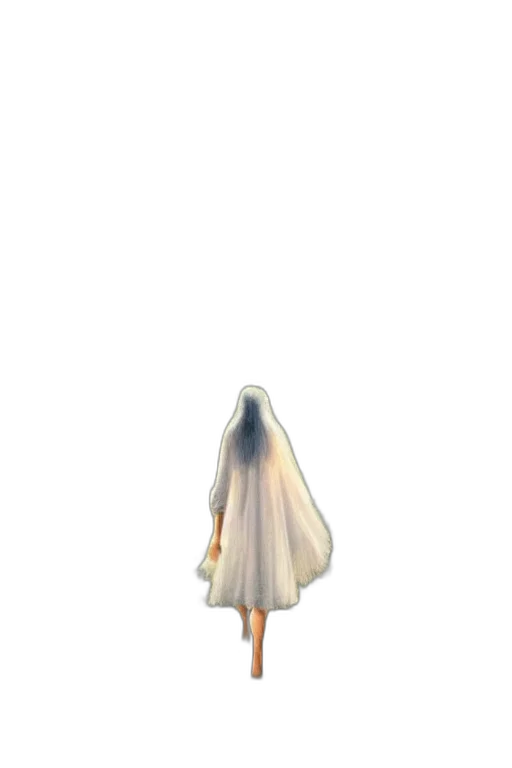 dress, mask, creature, hair transparent PNG cut-out