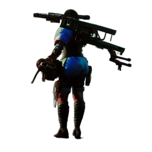 weapon, robot, staff, sword transparent PNG cut-out
