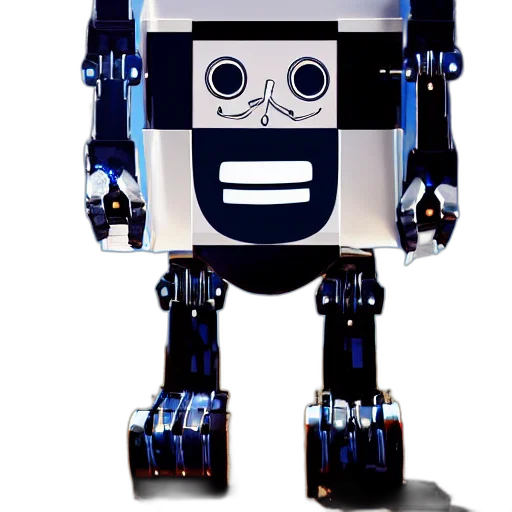 robot, 3d render, concept art, pixel art, cartoon, smiley, face, cowboy transparent PNG cut-out