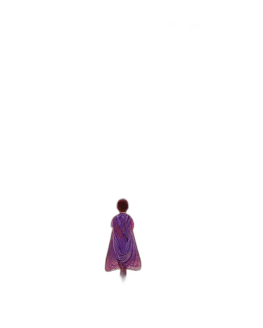 dress, umbrella, robot, hair, pixel art, concept art, 3d render, anime transparent PNG cut-out