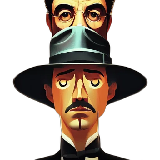 hat, mask, face, staff transparent PNG cut-out