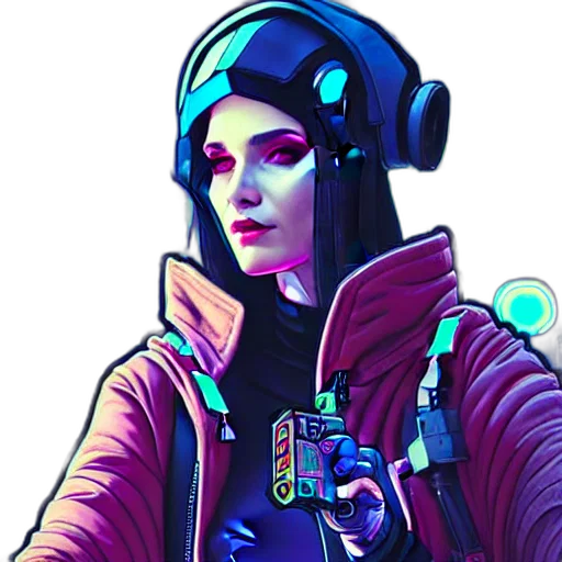 jacket, face, cyberpunk, concept art, pixel art, fantasy art, neon lights, neon transparent PNG cut-out