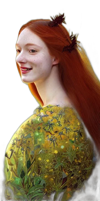 dress, face, mask, crown, photorealistic, 3d render, fantasy art, oil painting transparent PNG cut-out
