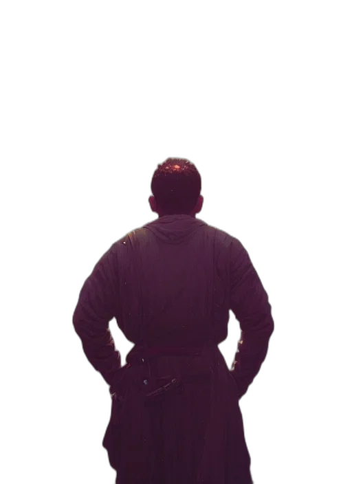 staff, jacket, robot, crown transparent PNG cut-out