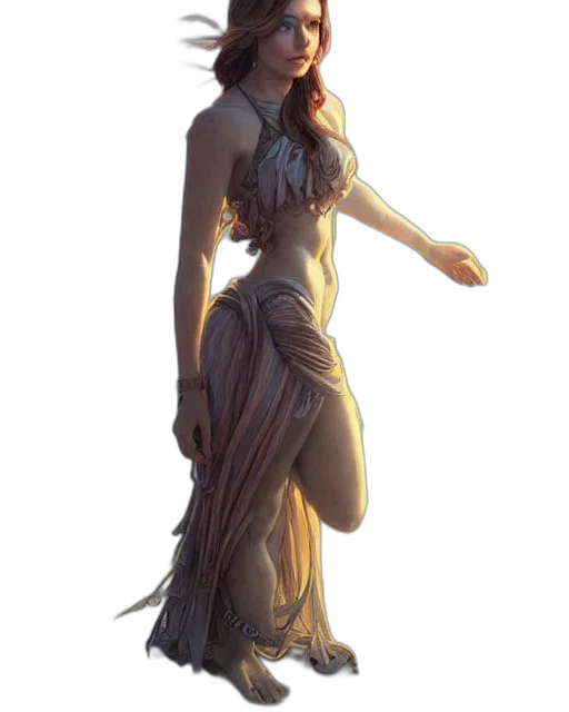 dress, staff, creature, sword, concept art, fantasy art, pixel art, comic book art transparent PNG cut-out