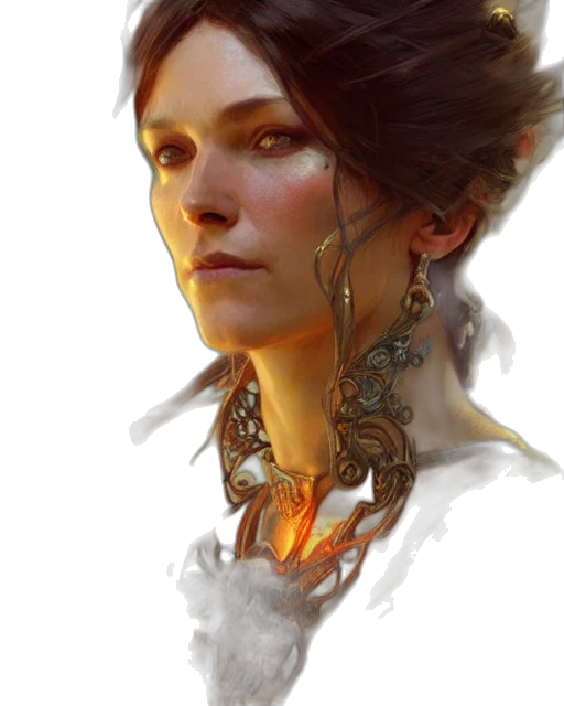 face, crown, jewelry, dragon, fantasy art, concept art, photorealistic, oil painting transparent PNG cut-out