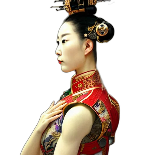 staff, crown, jewelry, dress, photorealistic, concept art, fantasy art, 3d render transparent PNG cut-out