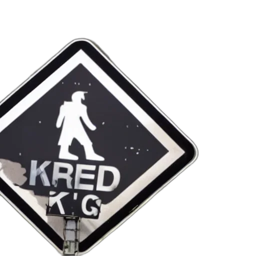 concept art, outer space, road, sign, warning, kanye, west, ahead transparent PNG cut-out