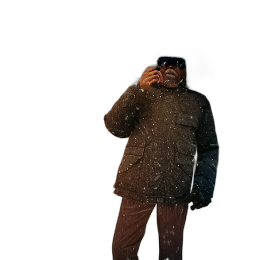 jacket, umbrella, mask, face transparent PNG cut-out