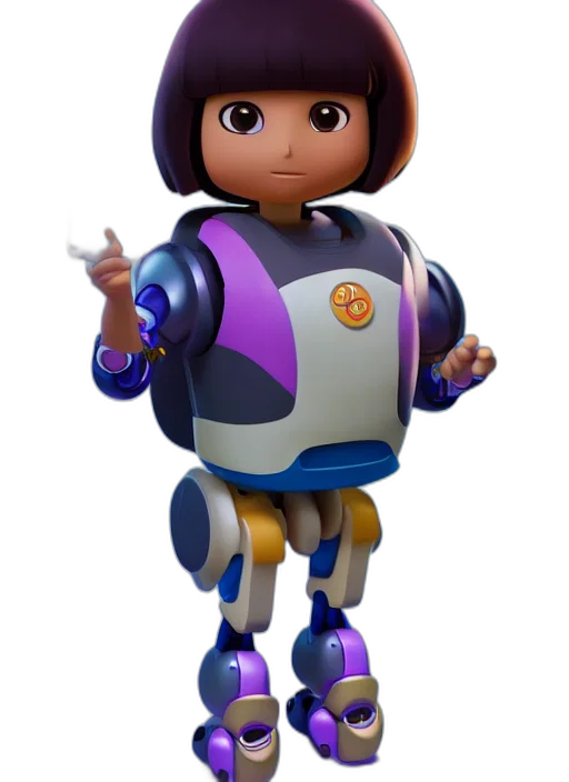 robot, jacket, animal, weapon transparent PNG cut-out
