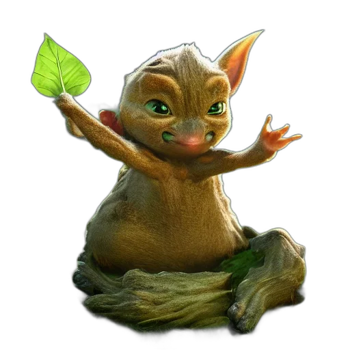 staff, creature, animal, dragon, concept art, 3d render, fantasy art, photorealistic transparent PNG cut-out
