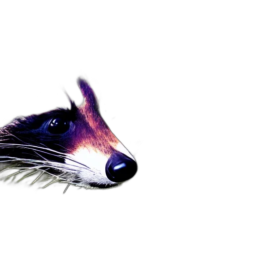 animal, creature, hair, mask, watercolor, photorealistic, concept art, 3d render transparent PNG cut-out