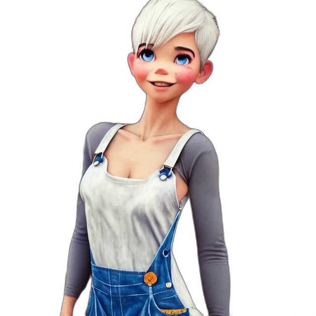 dress, staff, face, concept art, 3d render, cartoon, fantasy art, full transparent PNG cut-out