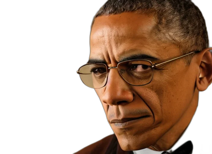face, photorealistic, barrack, obama transparent PNG cut-out