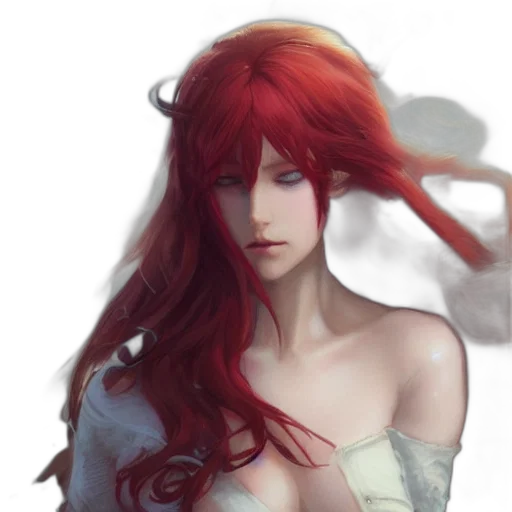 dress, face, fantasy art, concept art transparent PNG cut-out