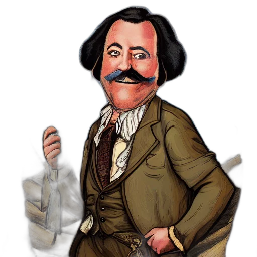 staff, face, cartoon, concept art, fantasy art, photorealistic, portrait, livesey transparent PNG cut-out