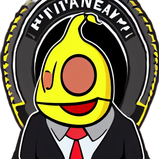 staff, jacket, concept art, cartoon, pixel art, 3d render, banana, fbi transparent PNG cut-out