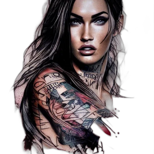 jewelry, face, photorealistic, comic book art transparent PNG cut-out