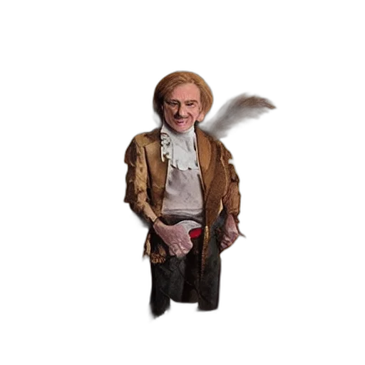 staff, jacket, creature, face transparent PNG cut-out