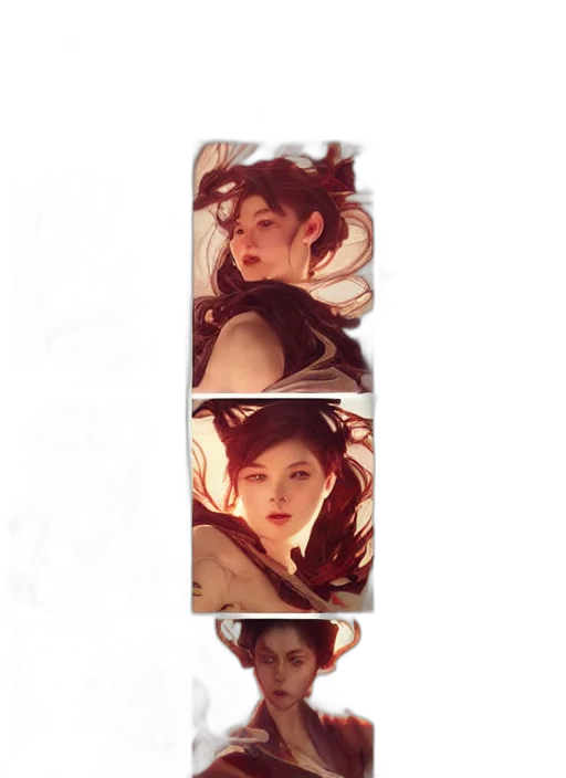 hair, face, crown, dress, photorealistic, concept art, 3d render, anime transparent PNG cut-out