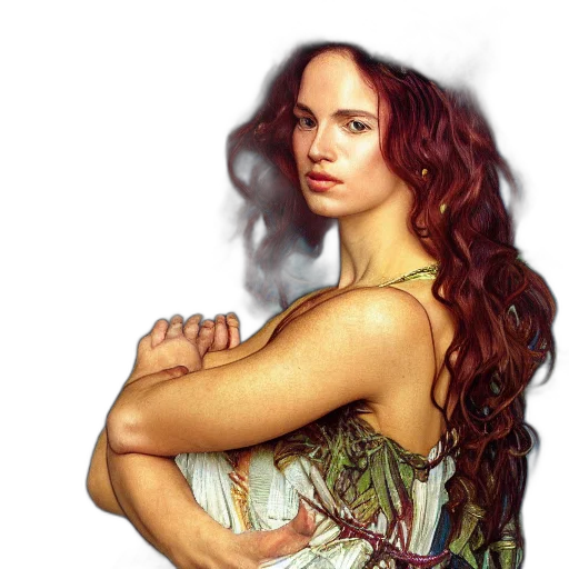 dress, jewelry, fantasy art, photorealistic transparent PNG cut-out