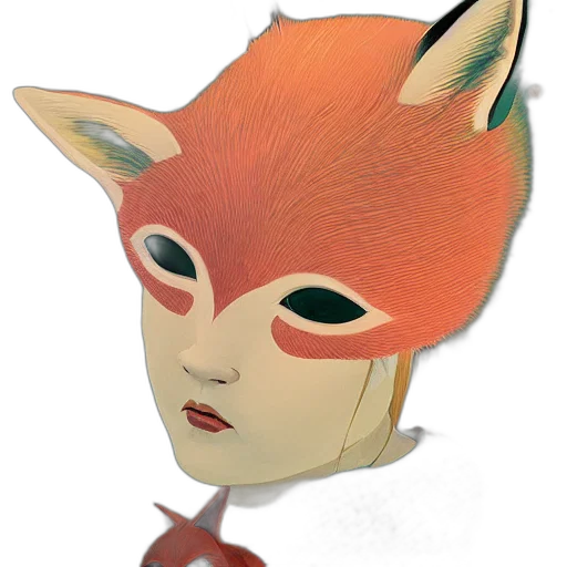 mask, creature, animal, face transparent PNG cut-out