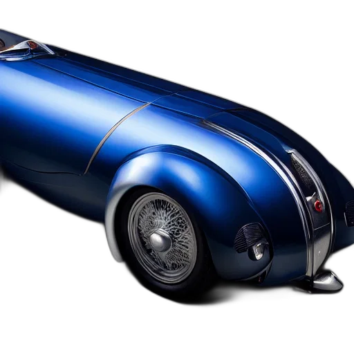 car, photorealistic, 3d render, futuristic, bugatti, type, atlantic, concept transparent PNG cut-out