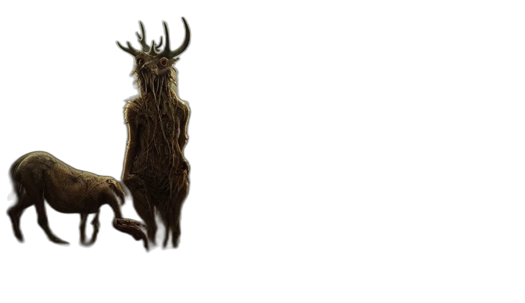 animal, creature, hair, crown, concept art, 3d render, fantasy art, pixel art transparent PNG cut-out