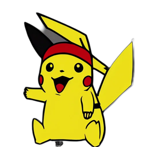 hat, staff, animal, pixel art transparent PNG cut-out