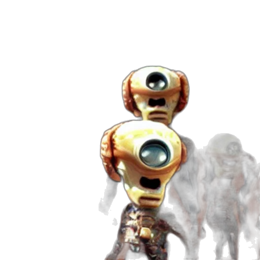 robot, staff, creature, weapon transparent PNG cut-out