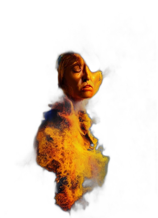 face, mask, dress, concept art transparent PNG cut-out